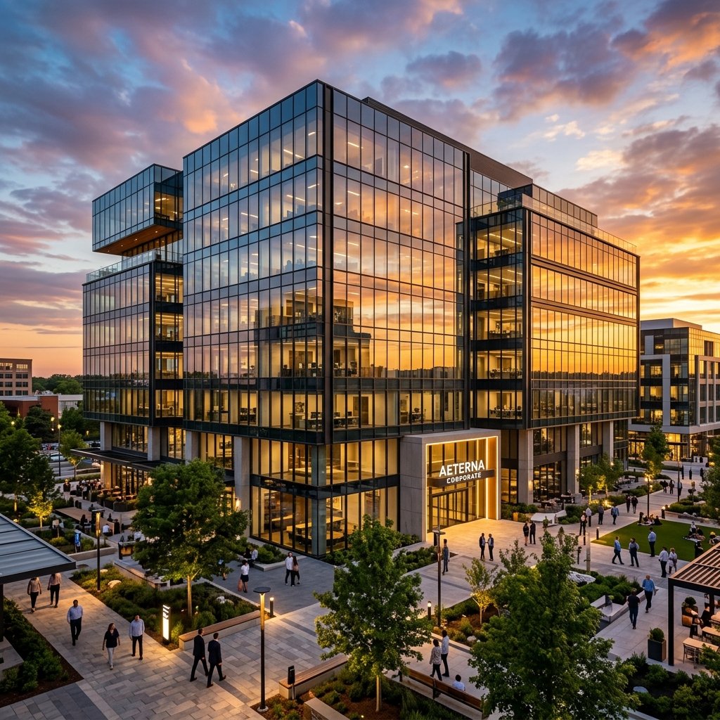 Smart Commercial Plaza Architecture